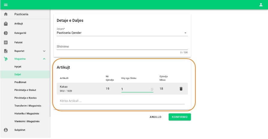Daljet nga magazinat