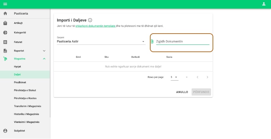 Daljet nga magazinat